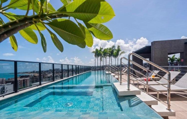 Apto Time - Vista Mar Em Ponta Verde Maceio Apartment ภายนอก รูปภาพ